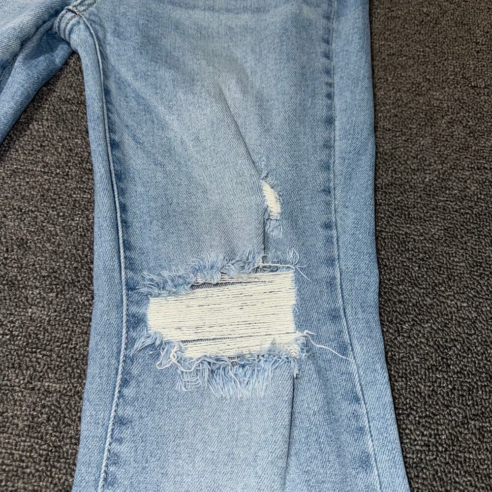 Judy Blue Mid-Rise Light Wash Destroyed Bootcut Jeans Women's Size 3/26 Boho - Picture 4 of 11